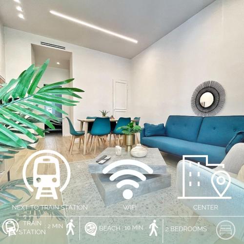 Ref 114 - Beautiful 3-room apartment in the center