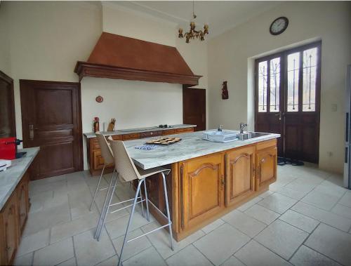 virtuve, Chateau des Berangers in Chaptuzat