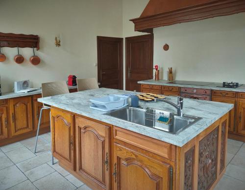virtuve, Chateau des Berangers in Chaptuzat