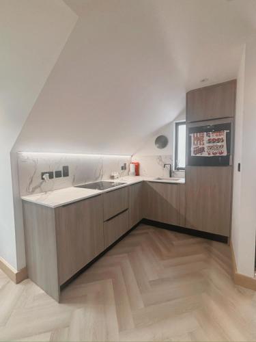 köök, Modern Studio Apartment in Brandesburton, East Yorkshire in Brandesburton
