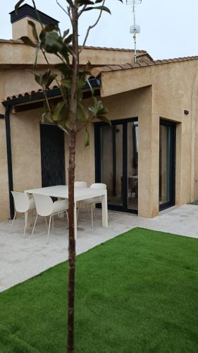 Balkons/terase, Casa Huidobro Valle II in Monleras