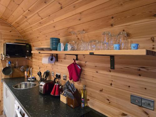 Konyha, Rowan Gorgeous Glamping Hideaway in Dundonnell