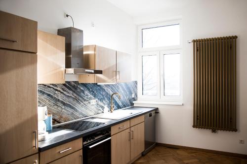 Konyha, Ferienwohnung in Suhl - Gründerzeitvilla (Ferienwohnung in Suhl - Grunderzeitvilla) in Suhl