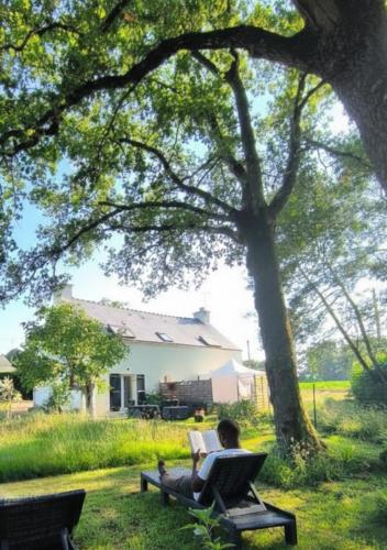 Le Tigîte B & B - entrée privée, petit-déj et linge inclus, 2 espaces nuit possibles, 1 à 4p (Le Tigite B&B - entree privee, petit dej-linge-menage inclus, options repas, 2 espaces nuit separes,) in Allaire