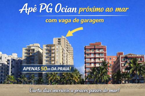 Apê PG Ocian próximo ao mar com vaga de garagem – khách sạn tại Vila Assuncao