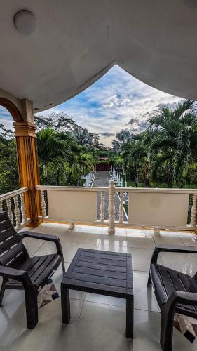Erkély/terasz, Finca El Portillo - Casa Vacacional con Piscina in Cumaral