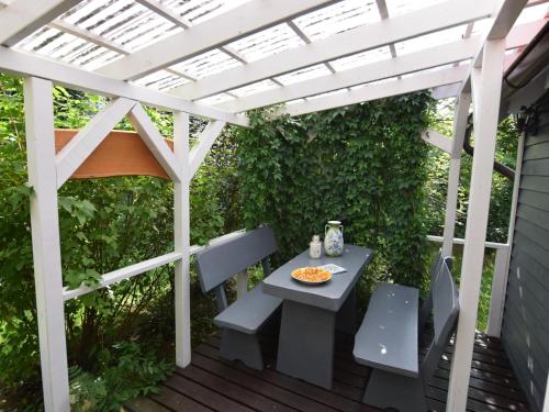 Balkons/terase, Comfortable holiday homes with a beautiful garden in Karłowo