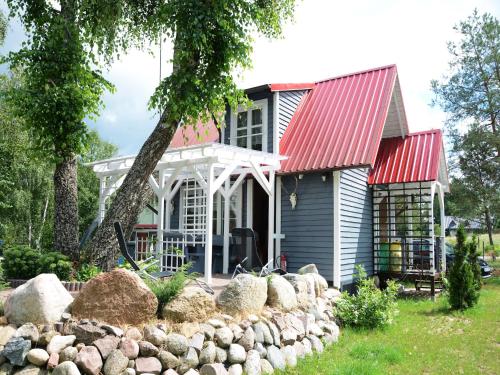 Viesnīcas āriene, Comfortable holiday homes with a beautiful garden in Karłowo