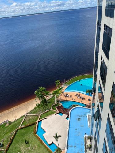 Flat Tropical Hotel Com Varanda Vista Espetacular in Folyóparti