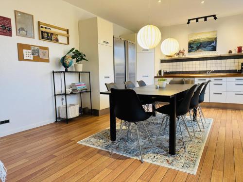 Kitchen, aday - 5 bedrooms modern living apartment in Langholt in Vodskov