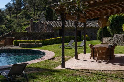 CASA EL MOLI DE CAN BURJATS con piscina y chimenea in Montras