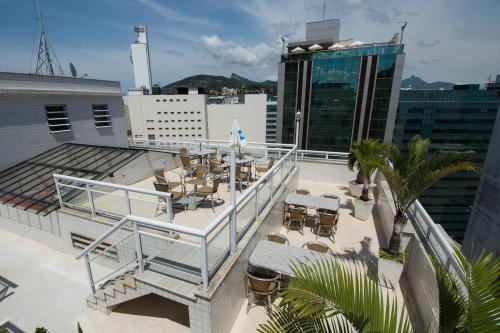 Balcony/terrace, Hotel OK near Hobby Sucos E Lanches
