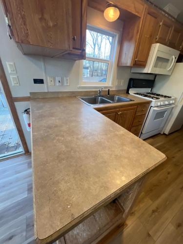 virtuve, Strawberry Park Resort Campground in Prestona (CT)