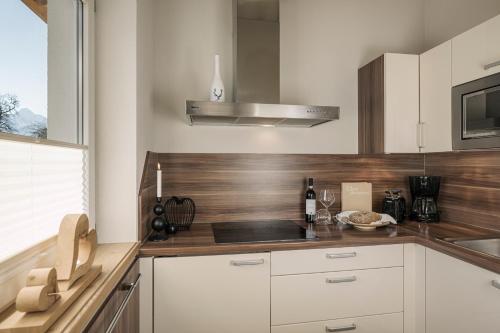 keittiö, Appartements Alpenkristall in Zell am Ziller