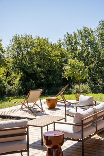 balkon/terasa, Les Coteaux - Lodges & Expériences (Les Coteaux - Lodges & Experiences) in Granges-sur-Lot