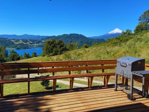 Vistas panorámica a Lago y Volcán