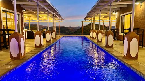 Utsikt, River Crossing Lodge in Windhoek