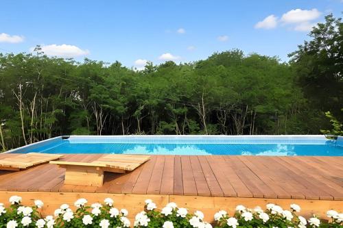 Úszómedence, Nature Escape Villa Pool in Montebelluna