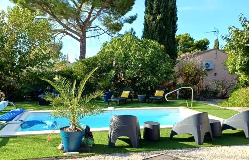 Villa Pamprenelle gîte à louer Poilhès