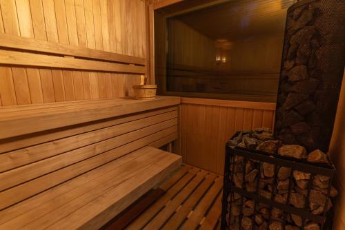 Sauna, MizhDerev Forest House with Pool, Sauna & Hot Tub near Kyiv in Novosilky