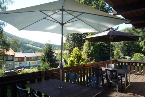 Balcony/terrace, Chalet Hrebenka in Harrachov