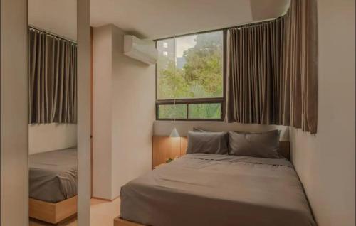 Hermoso apartamento, amplio, aire acondicionado, jacuzzi, en Provenza Medellín, excelente ubicación muy agradable