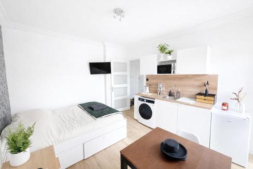 Studio calme rénové quartier championnet proche Tramay - Location saisonnière - Grenoble