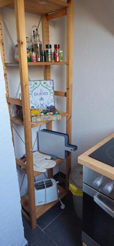 кухня, Ferienwohnung am Salzsee in Bad Windsheim