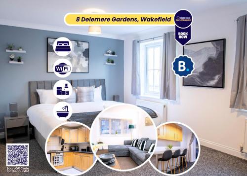 Contractor‑Heaven 5BR Home 4.5 Baths Wakefield gîte à louer Wakefield