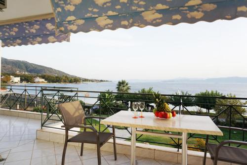 Exterior view of Galazia Akti