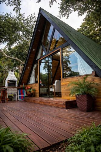 Hotelli välisilme, A-Frame da Lagoa in Laguna