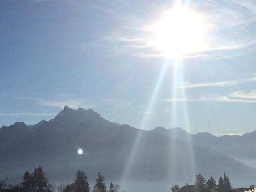 Panorama in Villars-sur-Ollon, Schweiz