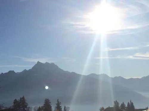 Panorama in Villars-sur-Ollon, Schweiz