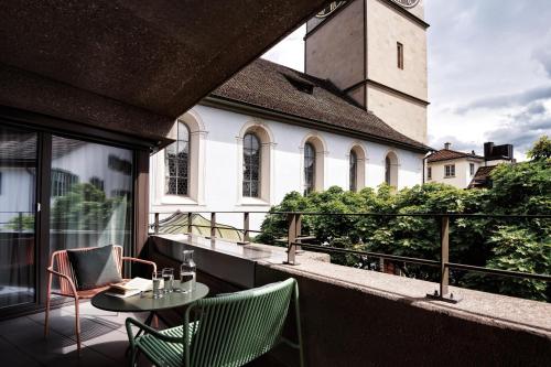 Balcony/terrace, Sorell Boutique-Hotel St Peter Zurich near Opernhaus Zurich