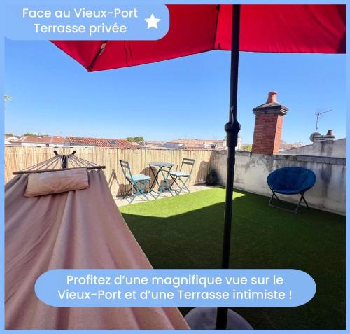 Magnifique Appartement avec Vue sur le Vieux-Port et Terrasse Privée sans vis-à-vis