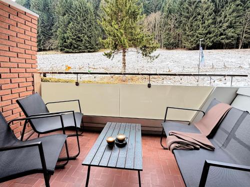 Balkons/terase, Mountain Apartment in Torgon - Refuge du Souffle Alpin in Torgona