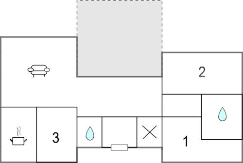 Floor plans, Nice Home In Svingvoll in Svingvoll