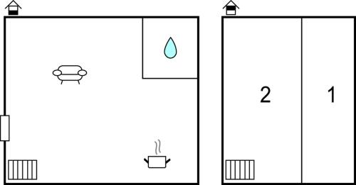 평면도, Awesome Home In Vimmerby With Wifi in 비머비