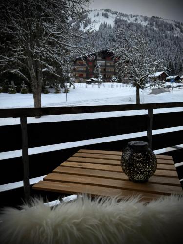 Morgins, studio avec balcon in Morgins, Schweiz