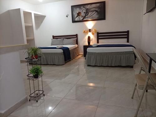 Ágy, Habitaciones Aurelia in Felipe Carrillo Puerto