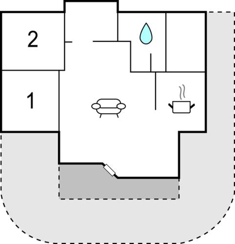 Floor plans, Holiday Home Væggerløse 20 in Idestrup