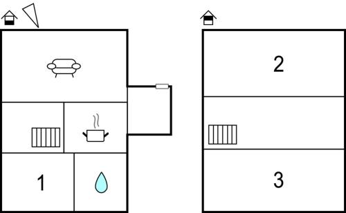 Planos, 2 Bedroom Stunning Home In Flekkefjord in Flekkefjord