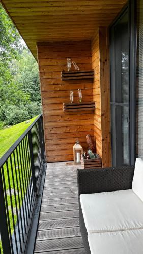 Balcony/terrace, Apartman Jasanek in Hojsova Stráž
