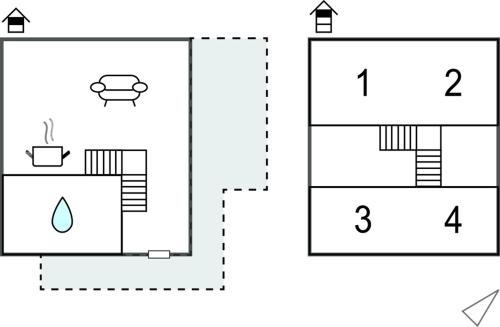 Stāva plāns, Ferienwohnung Lärz (Ferienwohnung Larz) in Larz