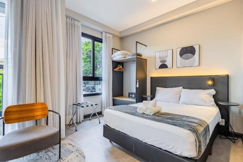 Studios Vila Madalena com Ar condicionado | Delfhy in อัลโต เด ปินเยย์โรส