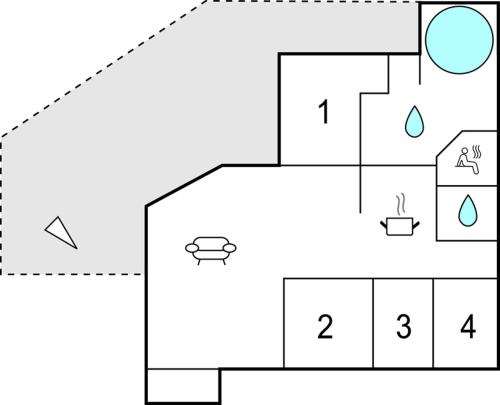 Grundriss, Holiday Home Rævebæk Xi in Sydals