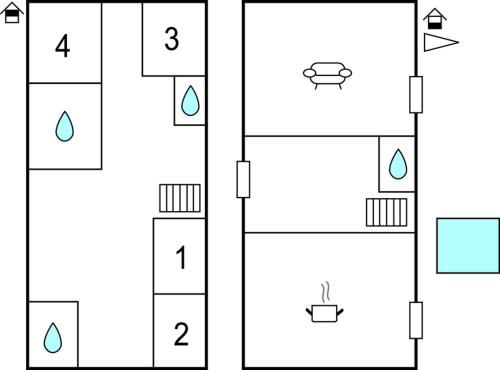 Floor plans, Cozy Home In La Souterraine in Saint-Maurice-la-Souterraine