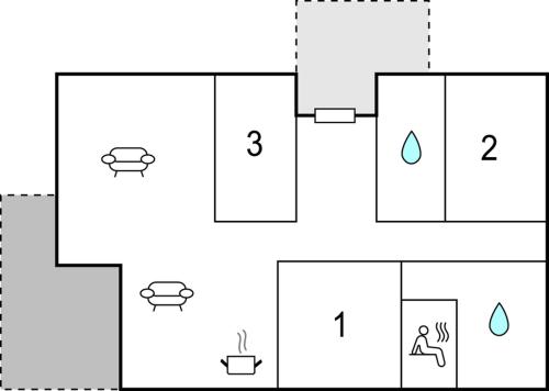 Plan Etaje, Awesome Home In Rauland With Kitchen in Rauland