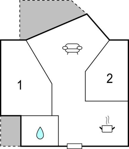 Plattegronden, Cozy Apartment In Hemsedal With Sauna in Hemsedal