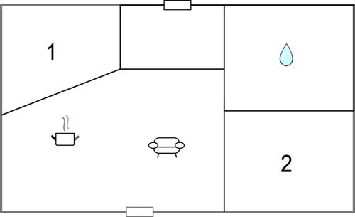 Floor plans, 2 Bedroom Gorgeous Home In Ommen in Ommen